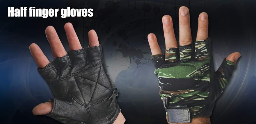 Half finger gloves